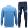 Manchester United Ensemble Sweat d'Entraînement 22-23 Bleu Clair Pour Homme